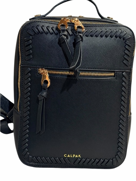 Calpak Handbags - Calpak Black and Gold Kaya Mini Backpack Bag